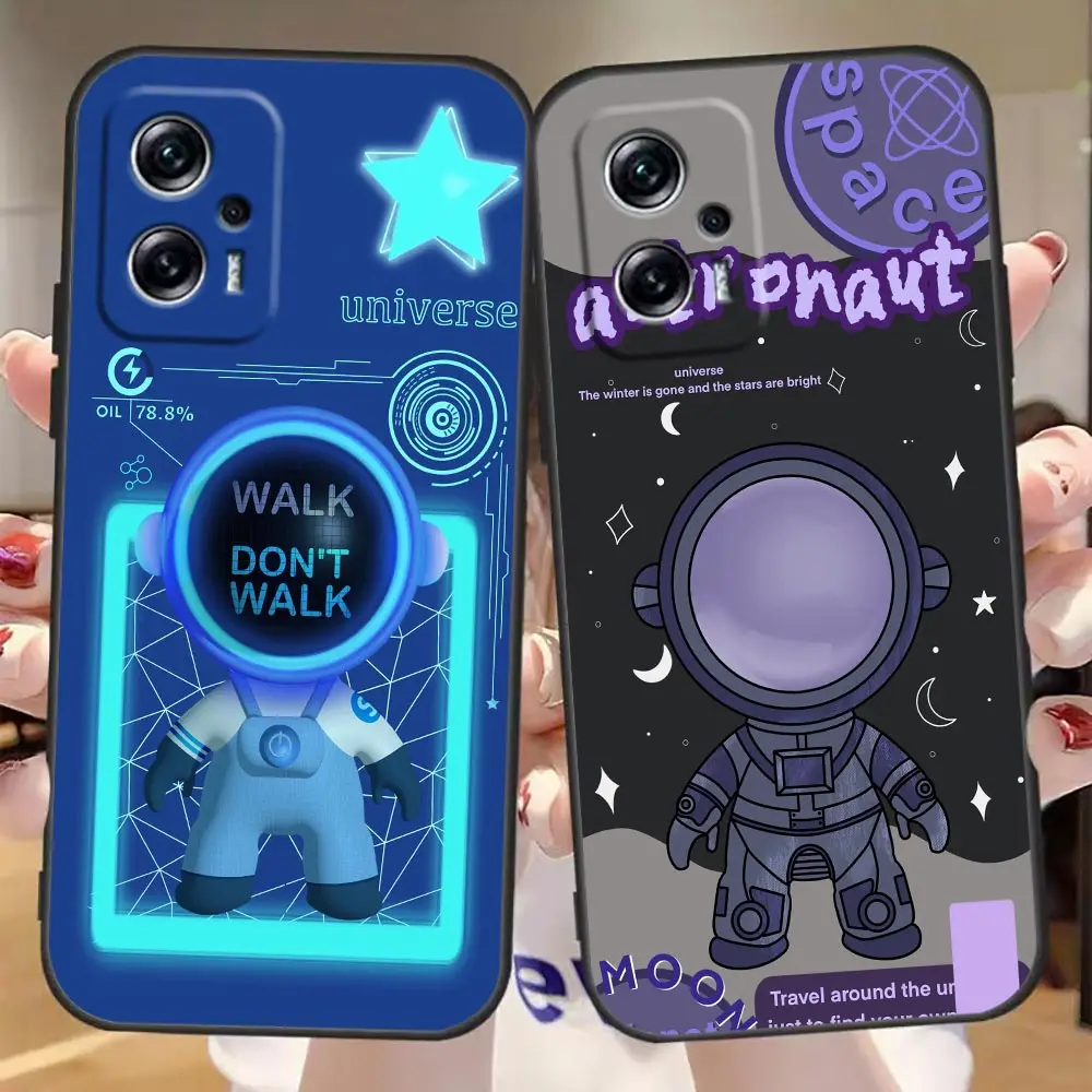 

Cute Cartoon Astronaut Science Fiction Case For Redmi Note 11 Case For Redmi Note 11S 11T 11E 11 10 10S 9T 9S 9 8T 8 2021 7 Pro