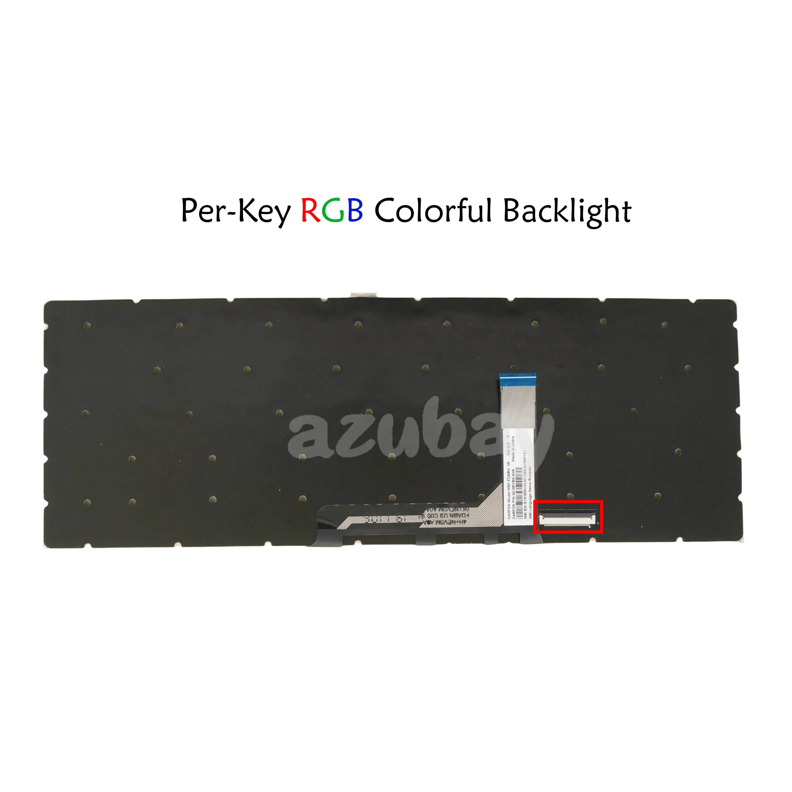 Клавиатура для ноутбука MSI GS65 Stealth 8SE 8SF 8SG 9SD 9SE 9SF 9SG 8RE 8RF