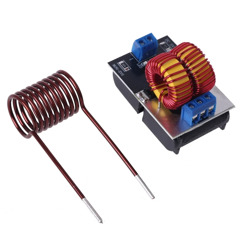 

Non-tap Mini ZVS Heating Board DC5~12V 120W Inductive Flyback Heating Driver Ignition Coil DIY Cooker+ Ignition Coil Dropship