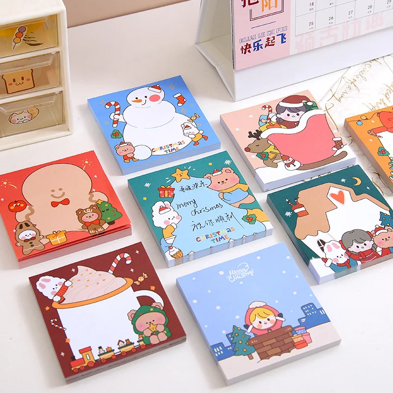 

80 Sheets Cartoon Kawaii Christmas Series Daily Planner This To-Do List Message Paper Stickers School Decoration Stationery
