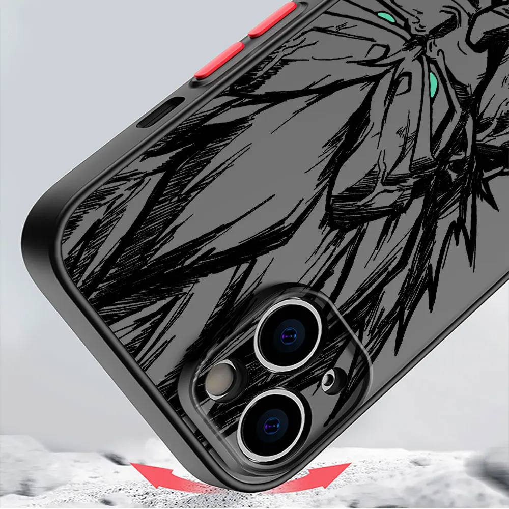 Фото Чехол для телефона iPhone 17e 17 16 15 14 13 12 11 Mini Pro Air Max X XR XSMax Plus, матовый прозрачный, с новым дизайном в стиле аниме Dragon Ball, хит продаж №4