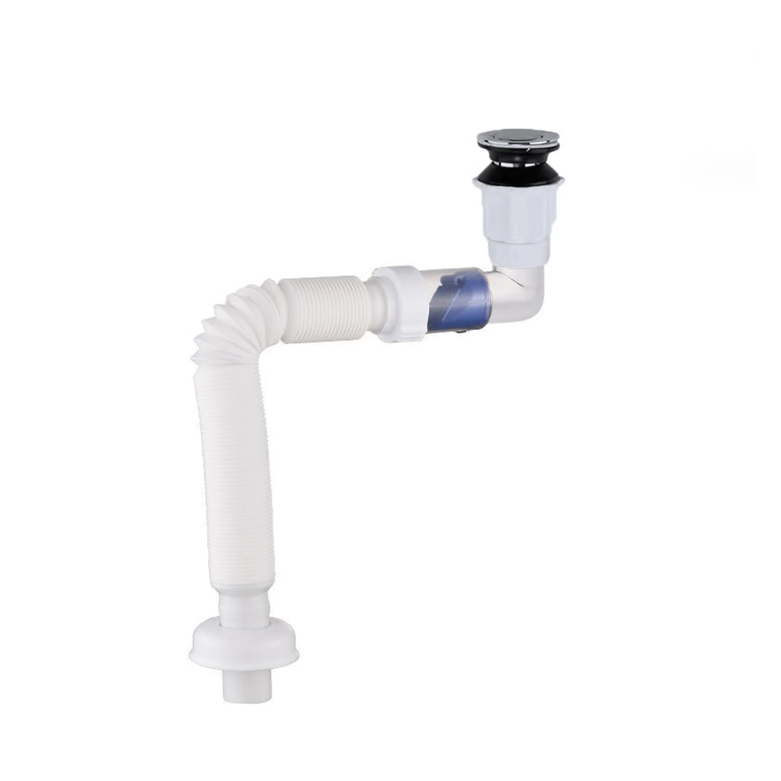 

Flexible Sink Drain Pipe Adjustable P Trap Adjustable Bending And Save Space S Trap Bathroom Vanity Sink Drain Plumbing P Trap