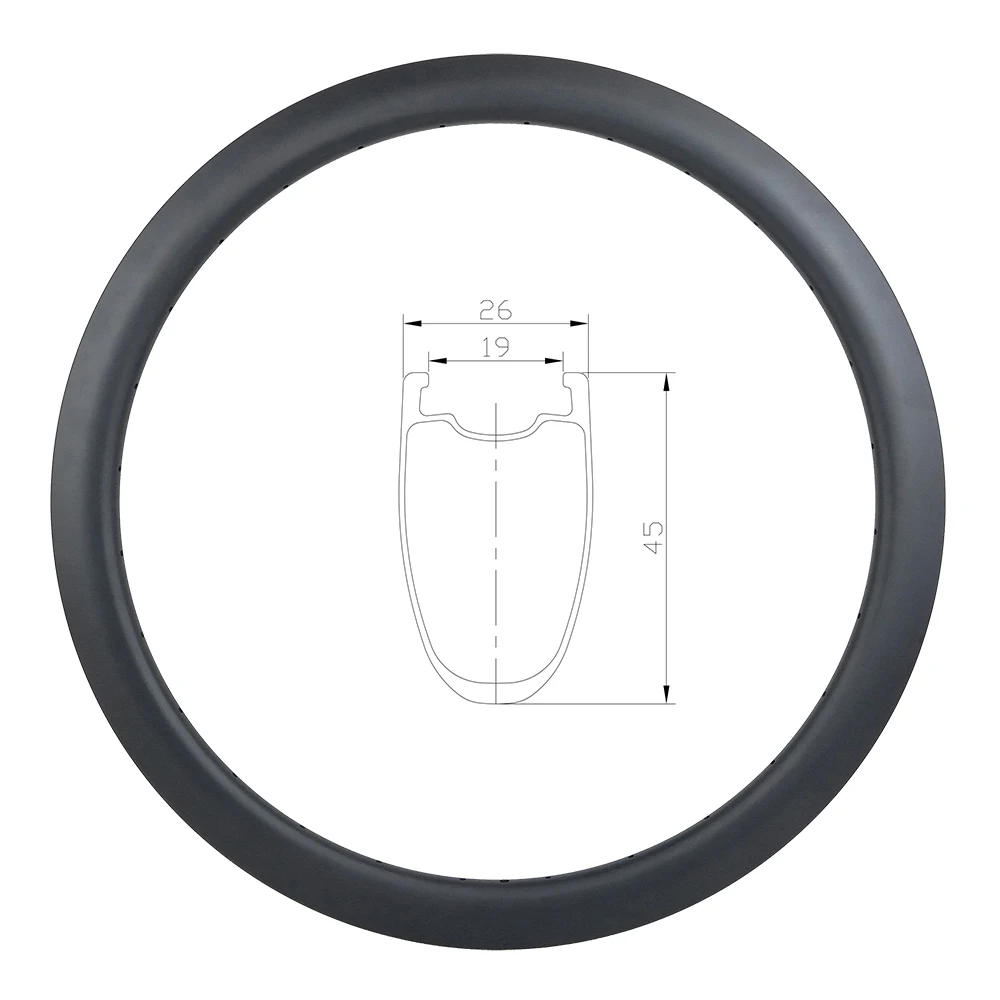 LIENGU Top 400g 700c 45 мм Дорожный диск углеродный обод фотообод 26 ширина 19 внутренний