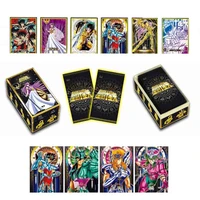 saint seiya tcg game cards table letters games children anime collection kids gift playing toy children christmas gift