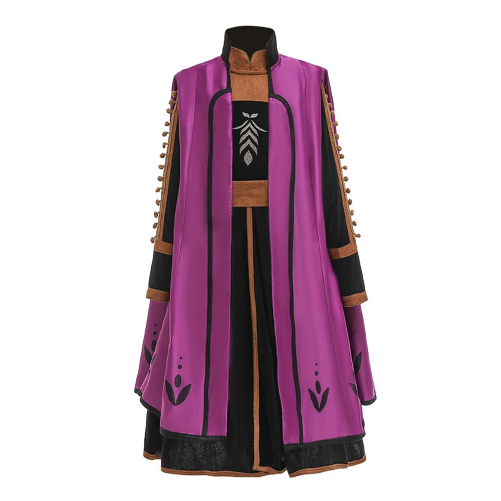 Disney Frozen 2 Princess Dress For Girls Snow Queen Elsa Anna Halloween Cosplay Costume Carnival Birthday Party Kids Clothes Set