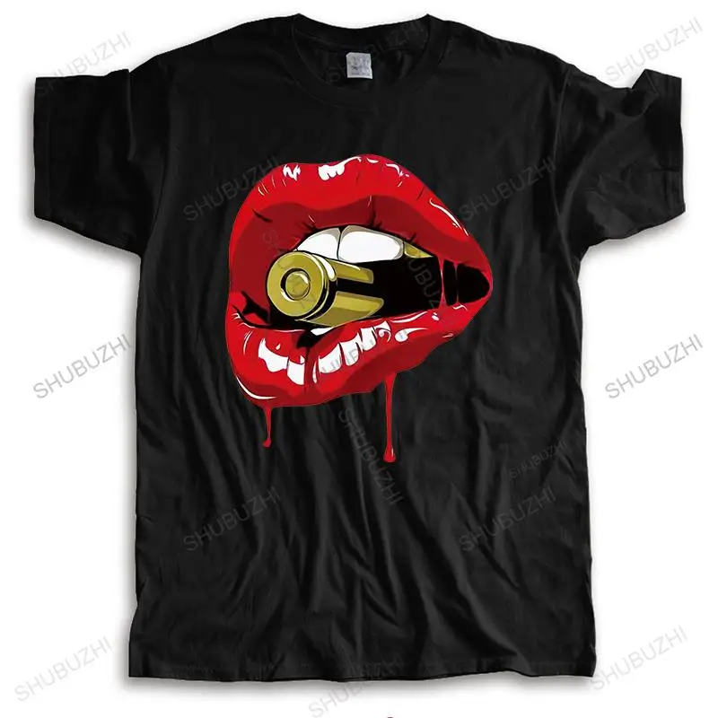 

Fashion brand t shirt mens loose cool short sleeve Fashion lips summer cptton tee-shirt men cotton tops euro size boys gifts