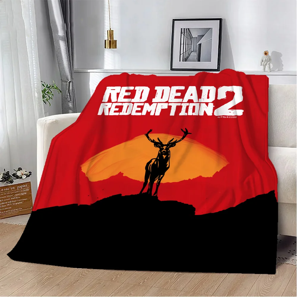 Red Dead Oversize Черно-розовое Клетчатое Одеяло 200x220 ACDC С Принтом Из Флиса Роскошное