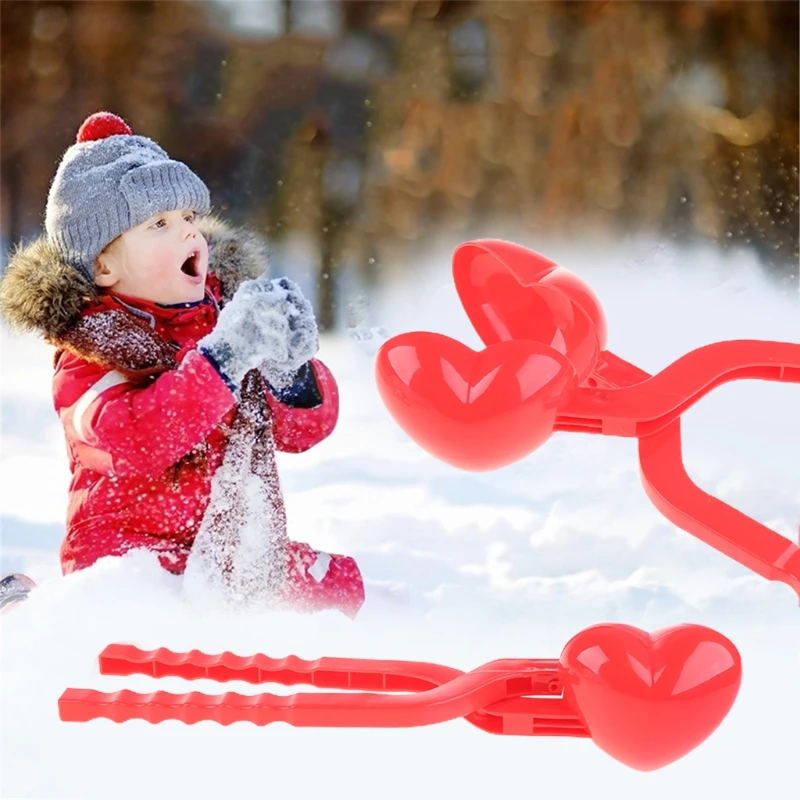 

Children Interactive Single/Double Shaped Snowclip Appliance Snowball Maker Toys Outdoor Games Winter Outdoor Toys