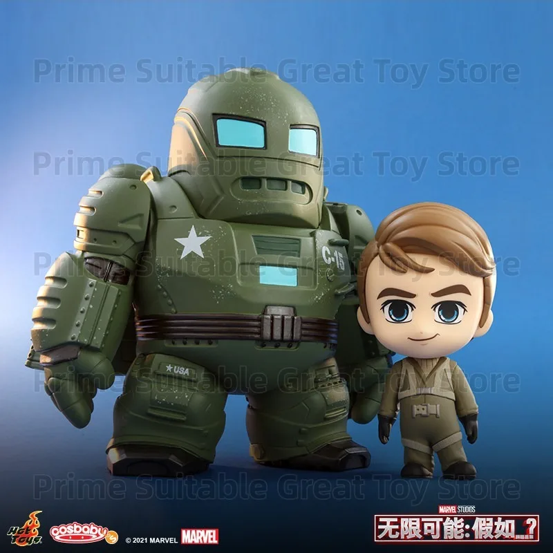 Фото В наличии: Оригинальная коллекционная мини-фигурка Hot Toys What If Captain Carter Zombie Hunter Spider-Man COSBABY, подарок и предмет коллекционирования №5