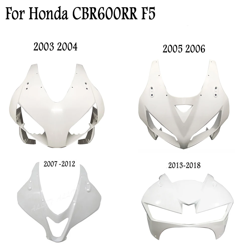 New Motorcycle Injection Moulding Unpainted Upper Front Cowl Nose Fairing For Honda CBR600RR F5 2003-2018 2014 2015 2016 2017 |