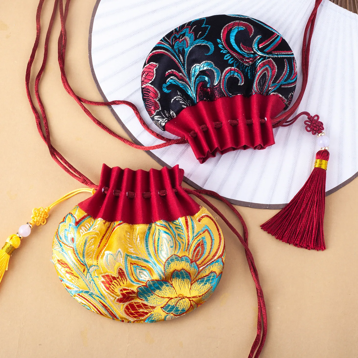 

Винтажный дворцовый Подарочный пакет с вышивкой, сумка для хранения ювелирных изделий, подвеска-саше, пакет для упаковки на день рождения, с...