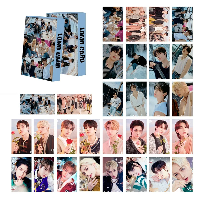 

30Pcs/Set Stray Kids Postcards New Album High Quality Lomo Cards HD Print Photo Cards Fans Gifts