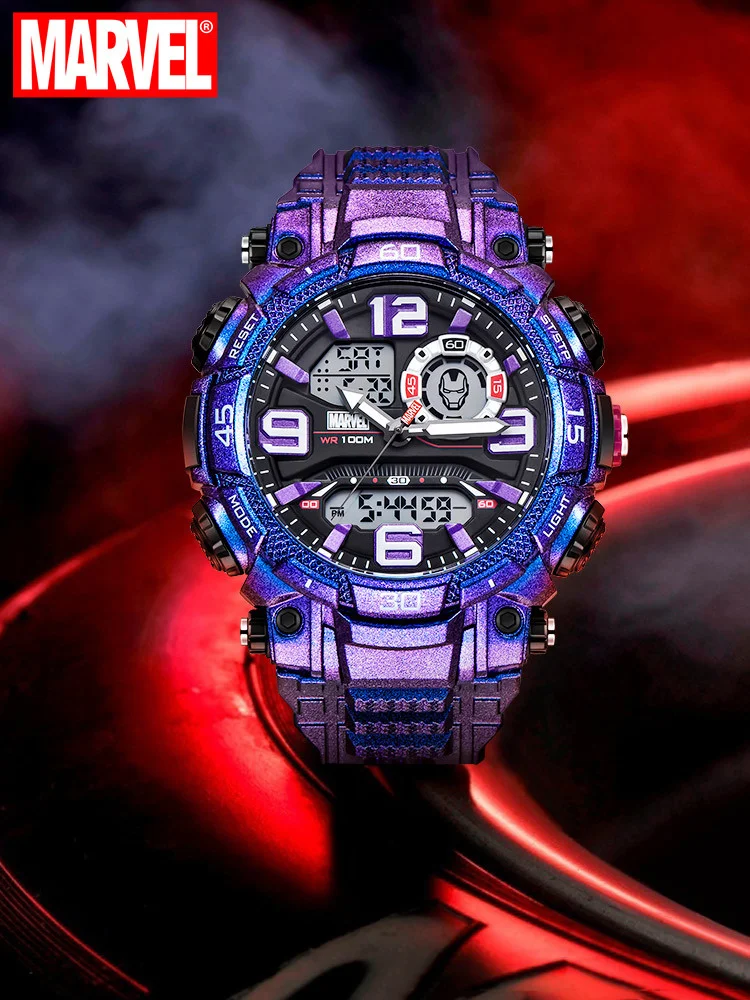 

Marvel Iron Man Watch Souvenir Marvel Joint Sports Waterproof Trend Student Electronic Watch Male