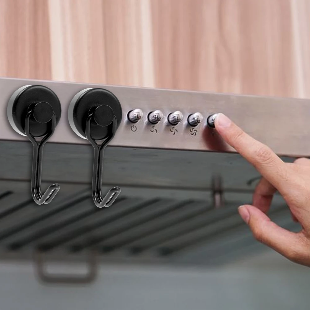 1 шт. магнитные крючки Поворотный магнитный крючок с нагрузкой кухонный