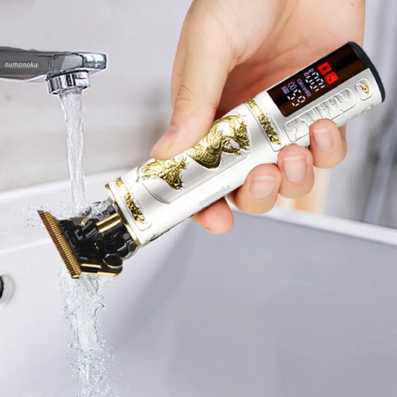 Тяжелый металл машинка для стрижки волос мужчин парикмахерская триммер косилка