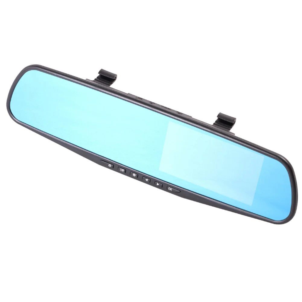 

Автомобильное зеркало заднего вида DVR видеорегистратор 1080P HD синий экран 2,8 дюйма антиослепительное синее зеркало для автомобилей