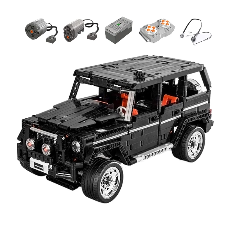 

Technical Car APP Remote Control G500 City Moter Power Bricks Building Blocks SUV Gift Toys For Kids Moc Sets Assembling Models