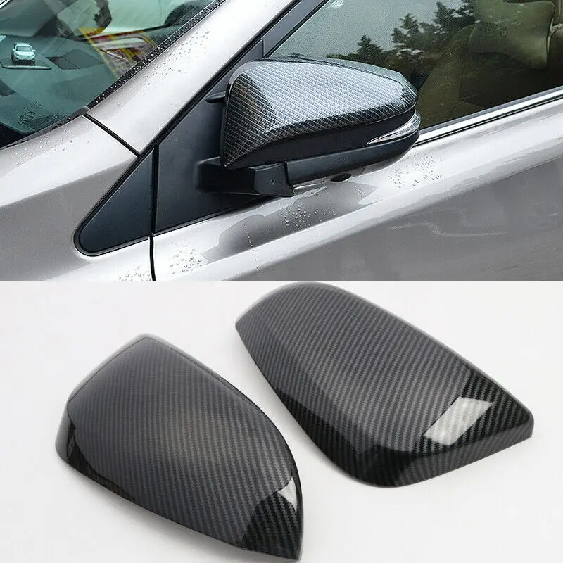 

Carbon Fiber Rearview Side Mirror Cover Trim 2pcs For Toyota 4Runner 2014-2022