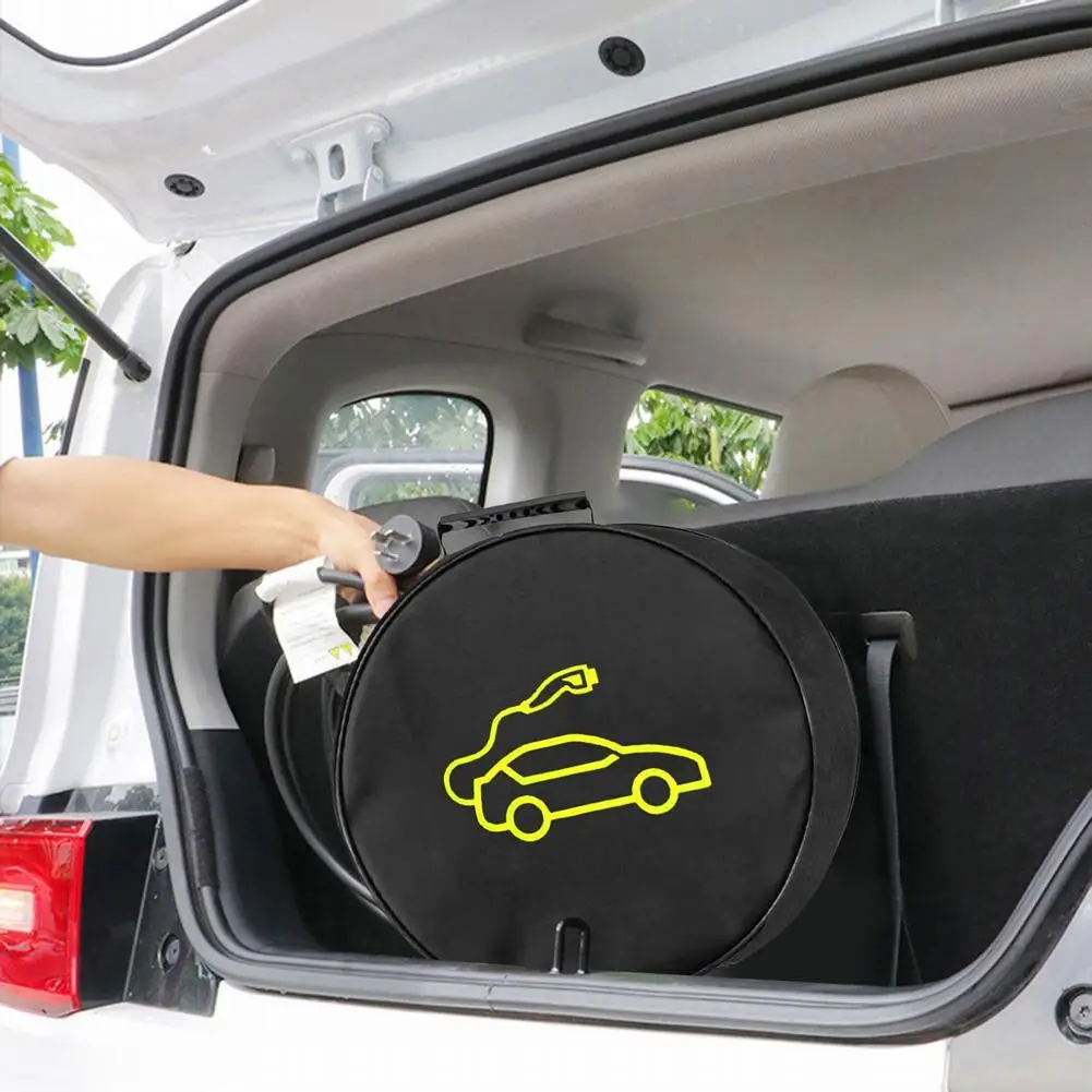 

Auto Parts Car Charging Cable Storage Bag Charging Cable Storage Bag Bag 14.17*14.17*3.94in Black Charging Cable Storage Bag
