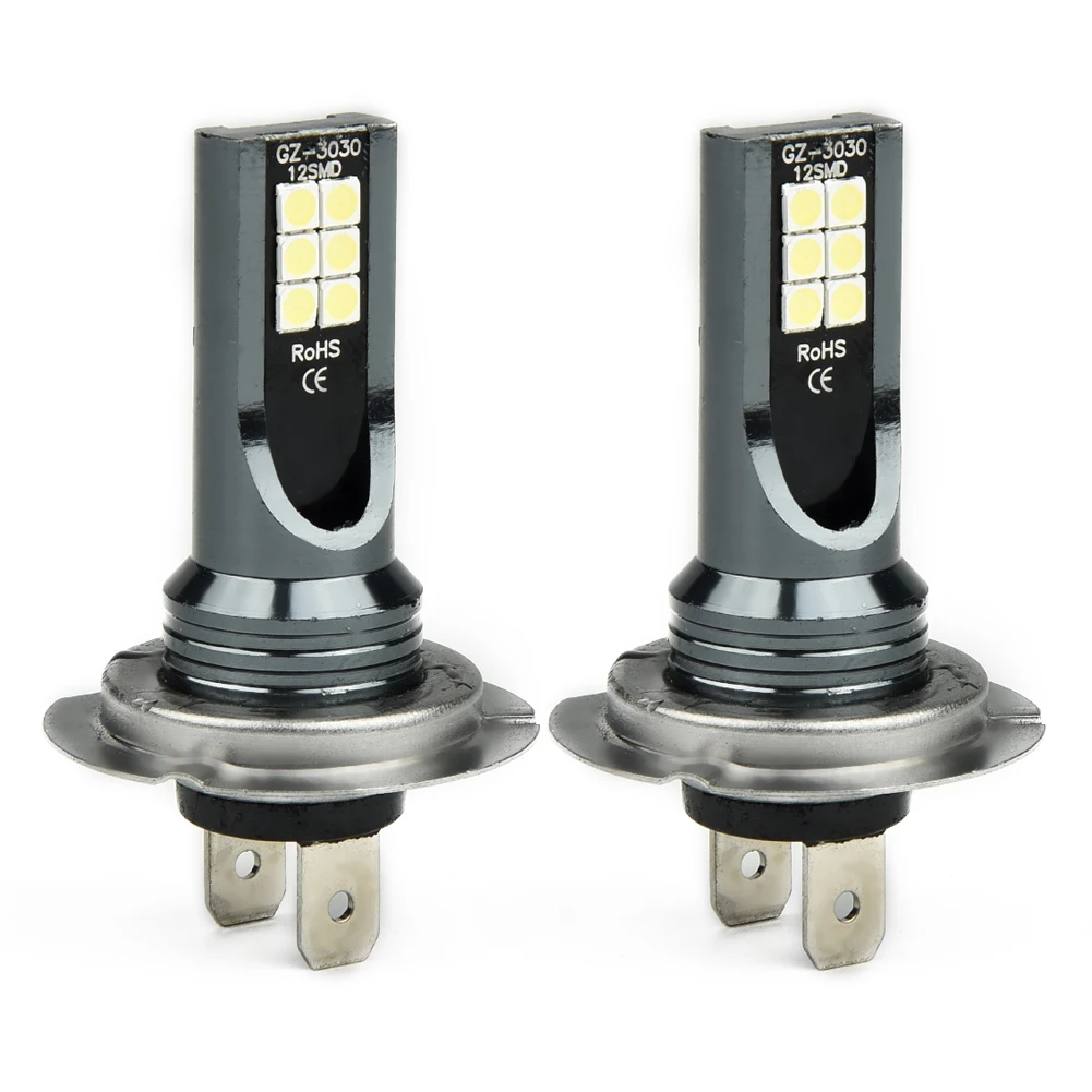 

2 шт., автомобисветодиодный светодиодные лампы H7 100 Вт 12SMD 6000K 12 в лм