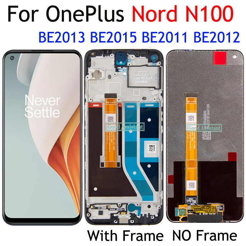 Оригинальный черный ЖК-дисплей 6 52 дюйма для OnePlus Nord N100 Global BE2013 фото с рамкой |