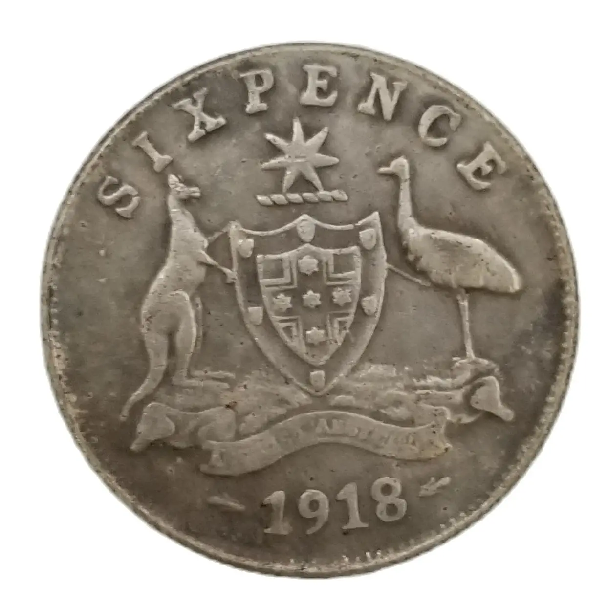 

1918 Australia Six Pence Silver Plated Coins Collectibles Coin Home Decoration Craft Medal Coin Desktop Ornament Christmas Gifts