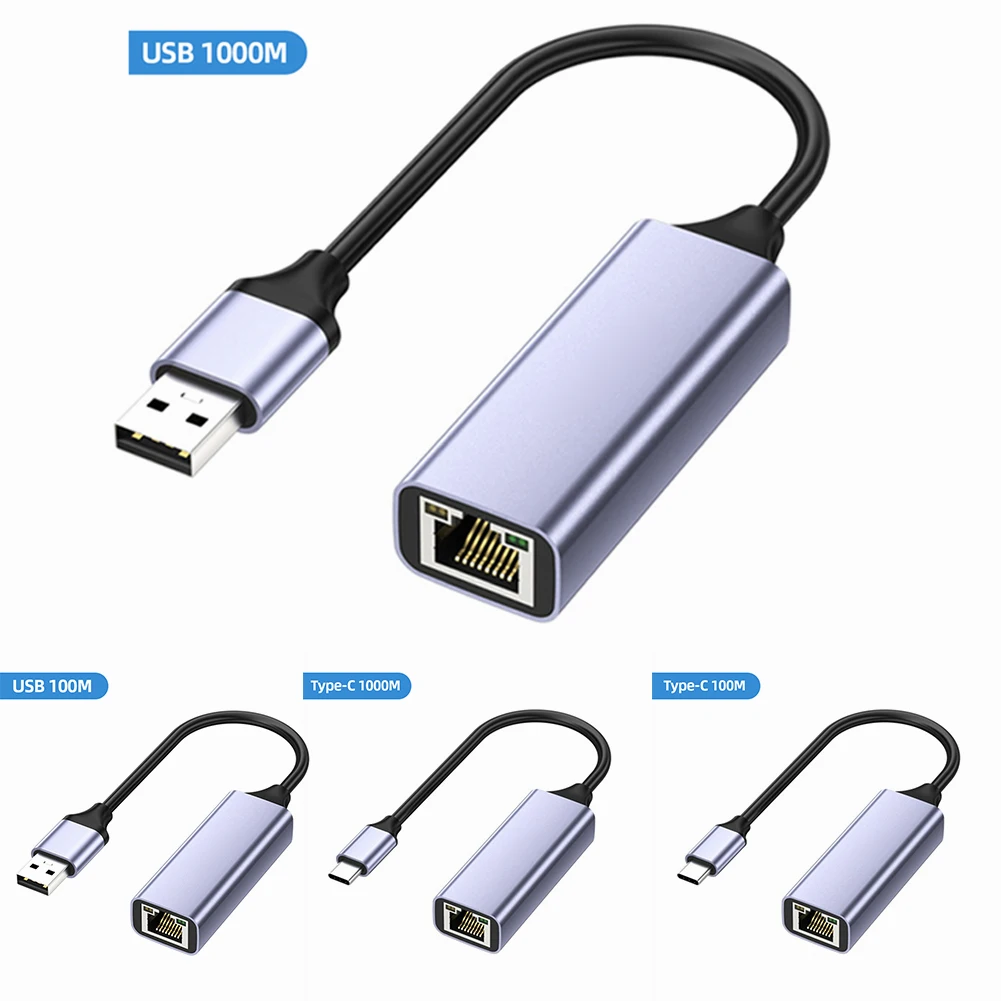 Ethernet-адаптер USB 1000 для ПК, Мбит/с