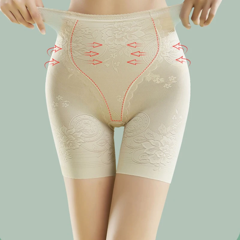 

Seamless Ice Silk Womens Safety Shorts Plus Size Protective Shorts Under Skirt Stretch Boxer Briefs Safety Pants Shorts Women