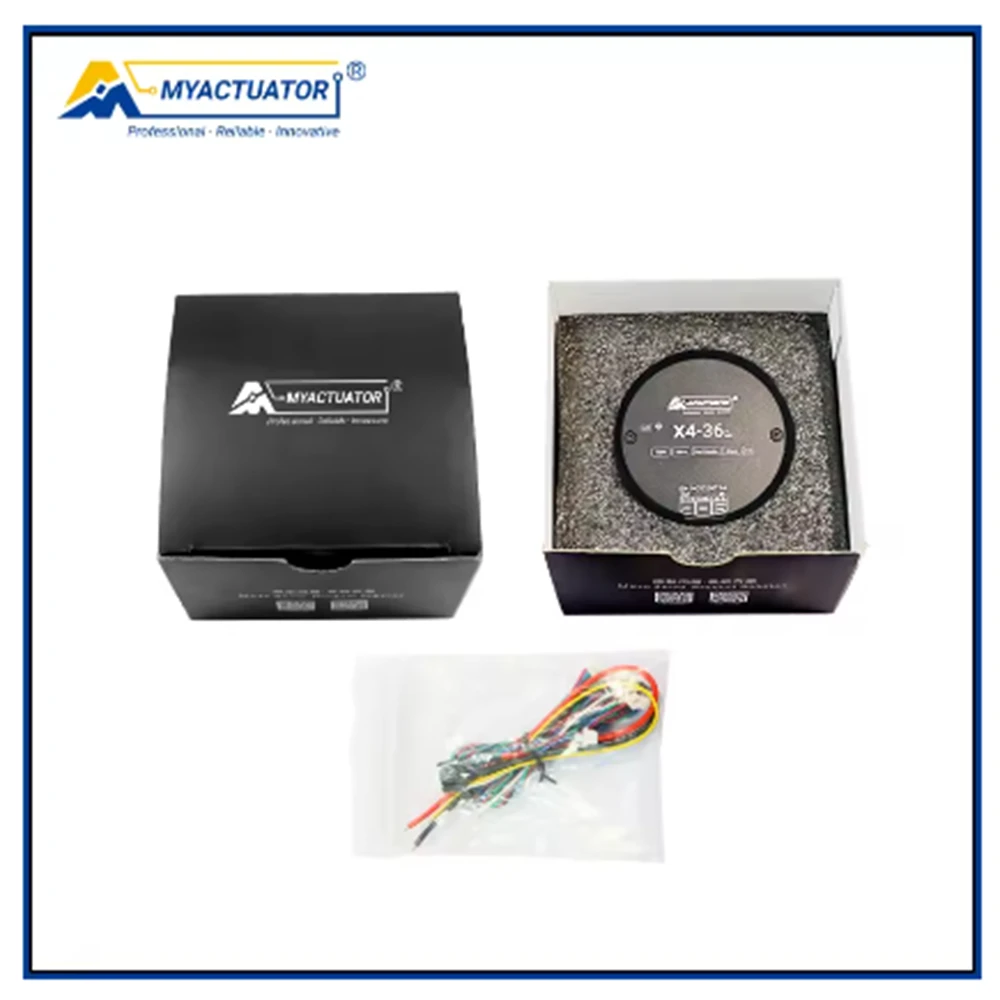 Фото Бесщеточный двигатель Myactuator X4-36 EtherCAT + CAN, новая версия V4, малый размер, высокий крутящий момент 36 Н·м, высокоточный роботизированный привод 24 В постоянного тока №5
