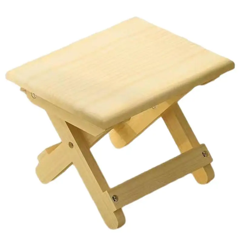 

Небольшой складной стул, деревянный стул для лагеря, портативный стул с защитой от царапин, водонепроницаемый, экологически чистый, износостойкий, без краски
