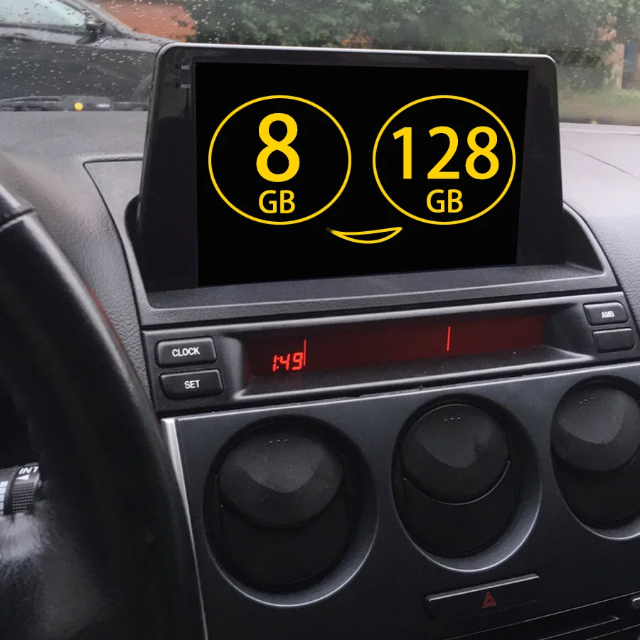 

Автомагнитола 8 ГБ 128 ГБ для Mazda 6 Mazda6 большой экран Android 12 Carplay Авто Стерео GPS навигация 4G Мультимедийный видеоплеер