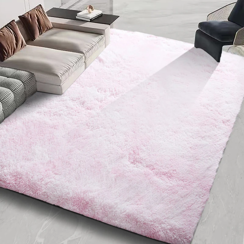 

Plush Carpet Home Decor Carpets for Windows and Bedsides Household Fluffy Noble Soft Velvet Cushion Nordic Carpet