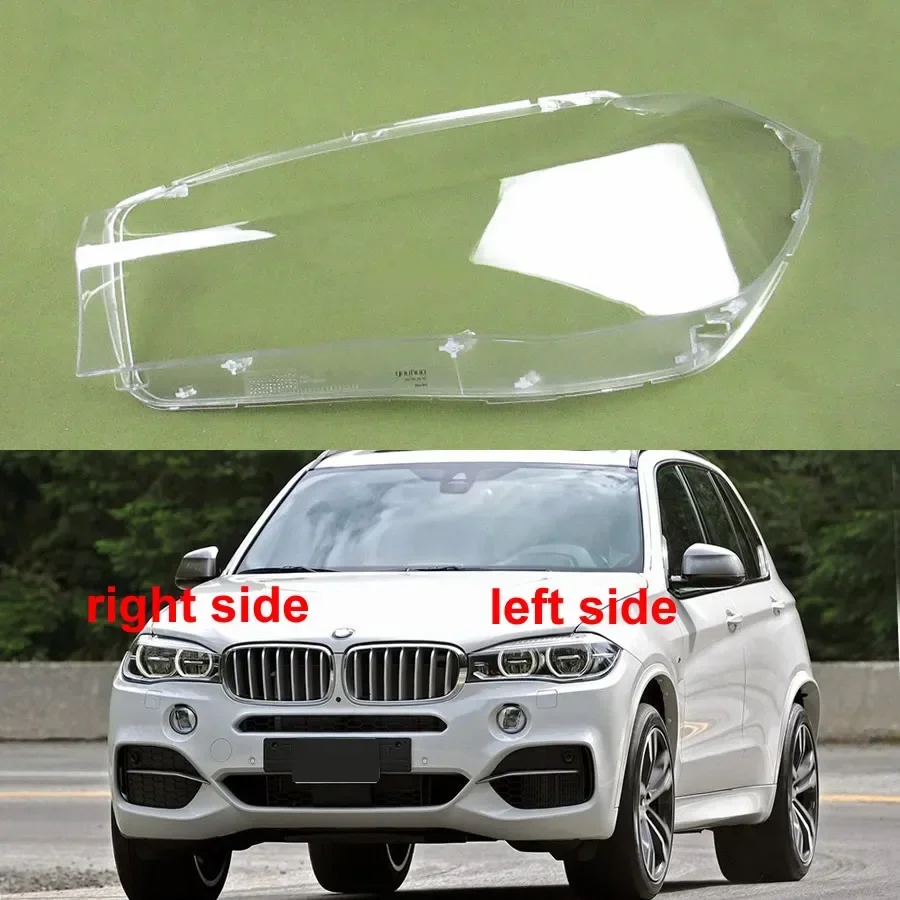 Фото Прозрачный чехол-линза для фары автомобиля BMW X5 F15 X6 F16 2014-2018, замена абажура фары, OE 63117442647/48 №1
