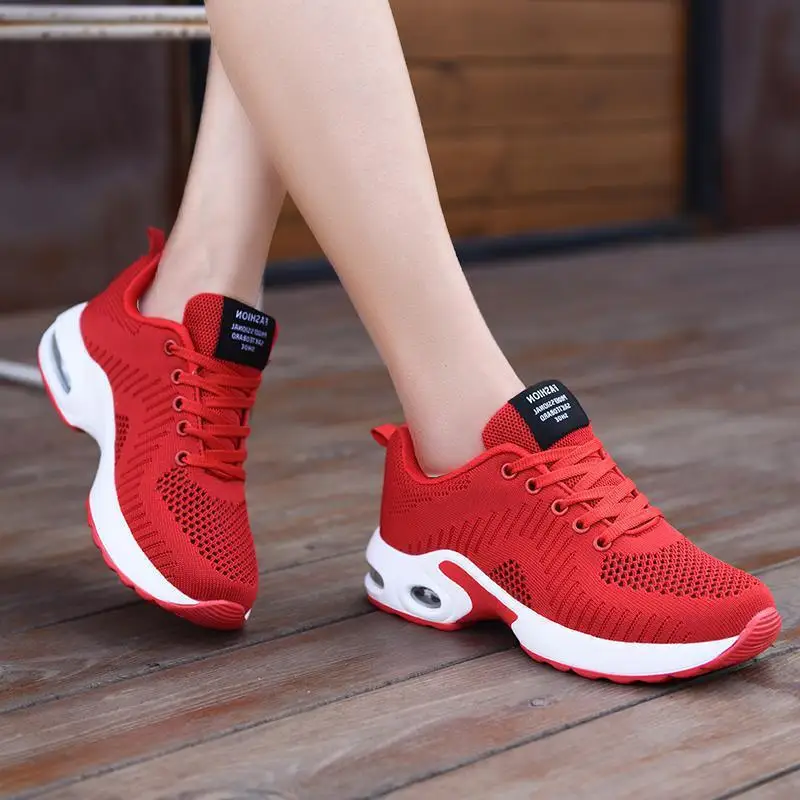Sport Running Shoes Women Air Mesh Breathable Walking Women Sneakers Comfortable White Fashion Casual Sneakers Chaussure Femme
