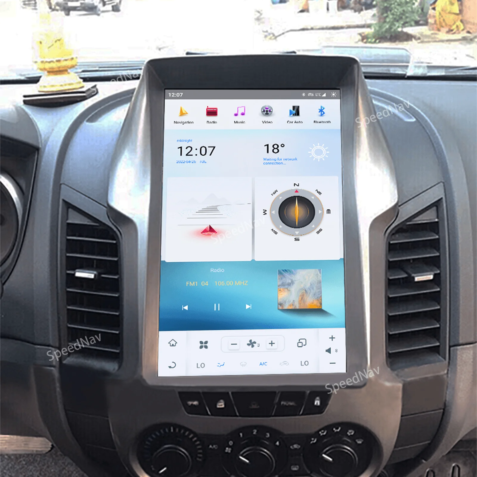 Автомобильный мультимедийный плеер для Ford Ranger 2011-2016 Android 13 Carplay радио стерео экран