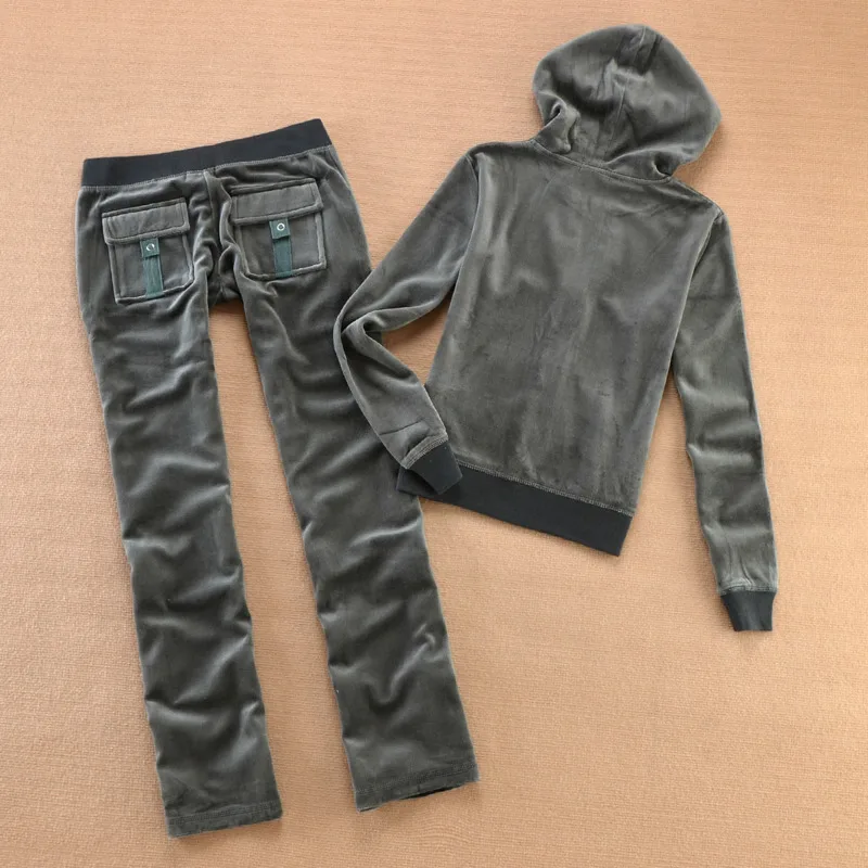

Velvet JuicyTracksuit Women Coutoure Hoodie JuicyTrack Suit Couture Coture Pink Tracksuit Women Two Piece Set Pant Winter 2021