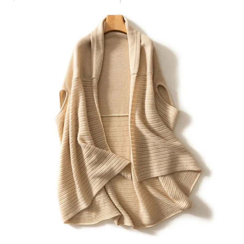 

Geskeey High Grade Shawl Warm 2022 Spring And Summer Women's Knitted Cardigan / Vest / Scarf / Air Conditioning