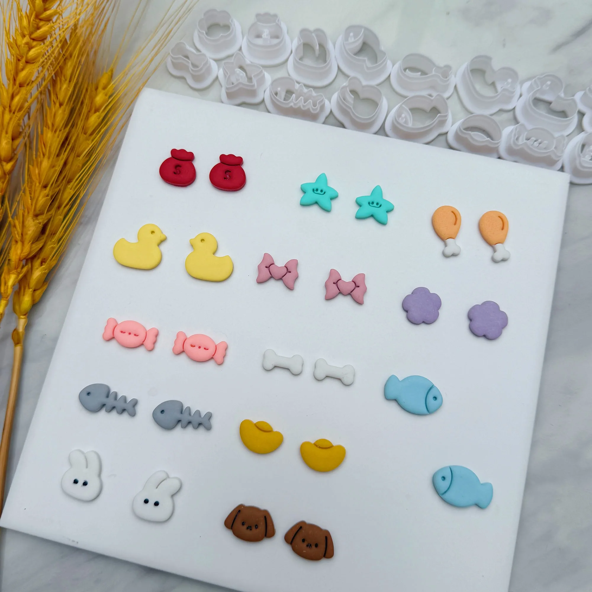 Маленький бант утка конфеты рыба морская звезда форма кролика фрезы из