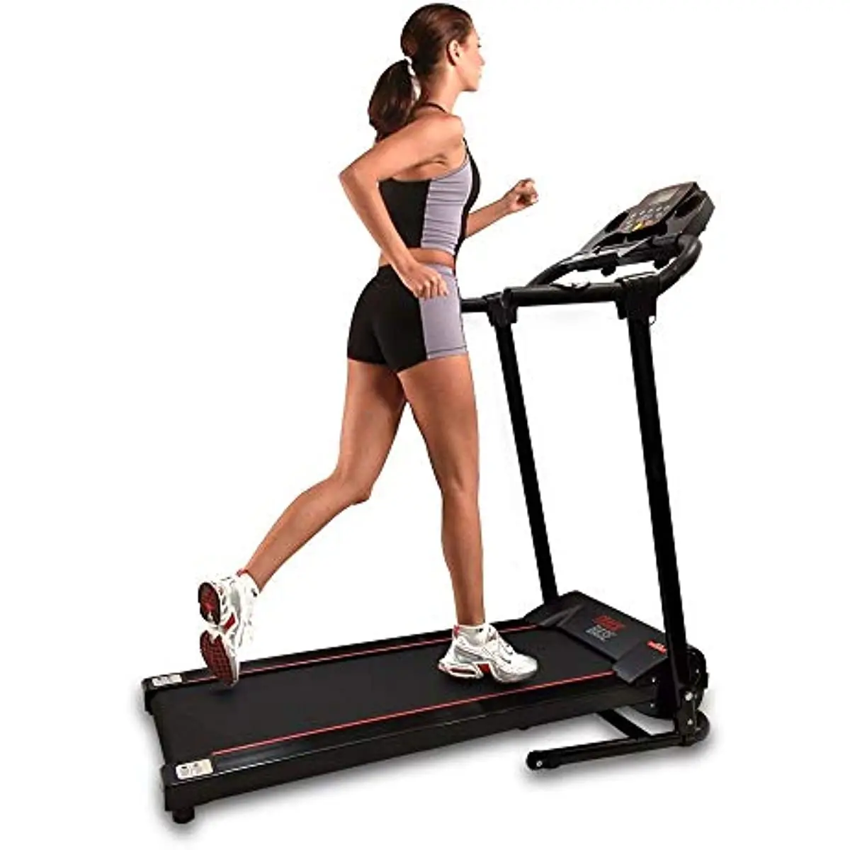 

Foldable Home Fitness Equipment with LCD for Walking & Running - Cardio Exercise Machine - 12 Preset or Adjustable Programs