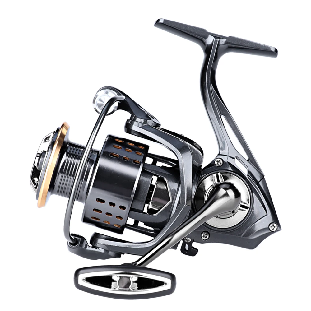 

PROXPE Metal Spool Fishing Reel High Speed Spinning Wheel Max Drag 15KG Gear Ratio 5.2:1/4.9:1 Carp For Saltwater Tackle