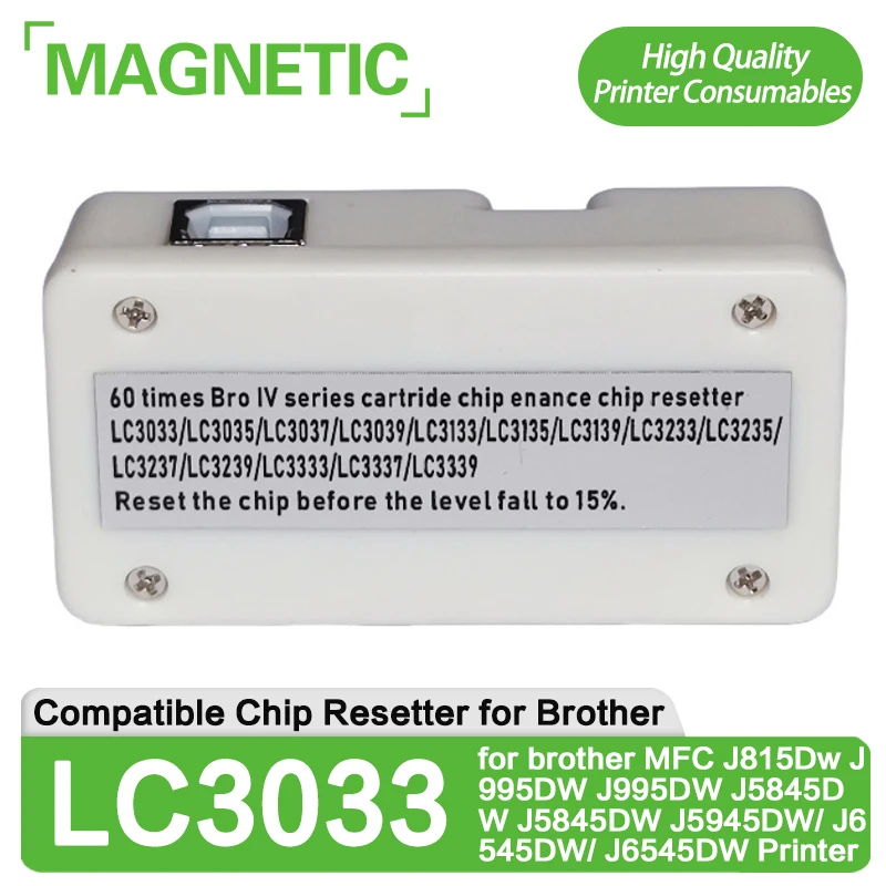 LC3033 LC3035 LC3037 LC3039 Чип-сброса для принтера Brother MFC-J815Dw J995DW J5845DW J5945DW/J6545DW/J6545DW