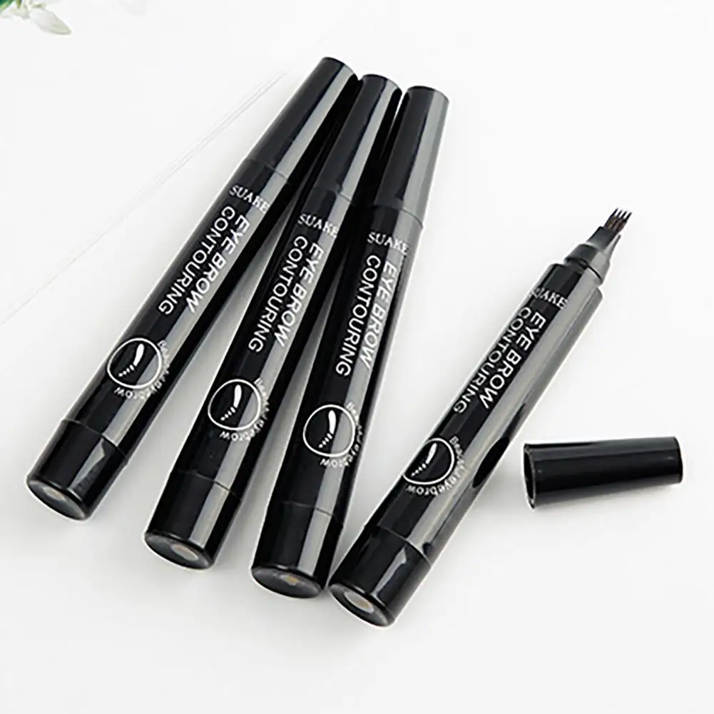 

Micro-fork Multi-colors Makeup Applicator Liquid Eyebrow Pencil for Outdoor
