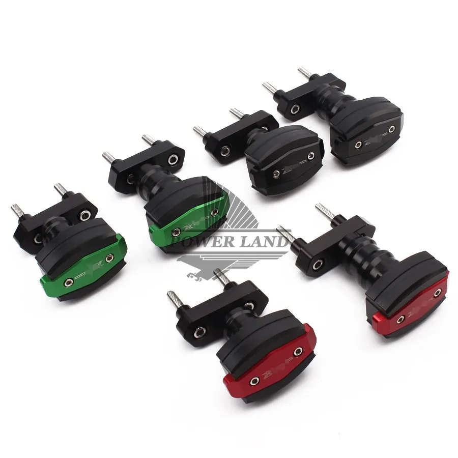 

1 пара, алюминиевые слайдеры рамы для мотоцикла Kawasaki Z800 2013-2016