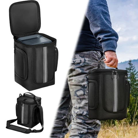 Чехол премиум-класса, подходящий для портативной наружной электростанции Anker C300 C300DC с плечевым ремнем и ручкой