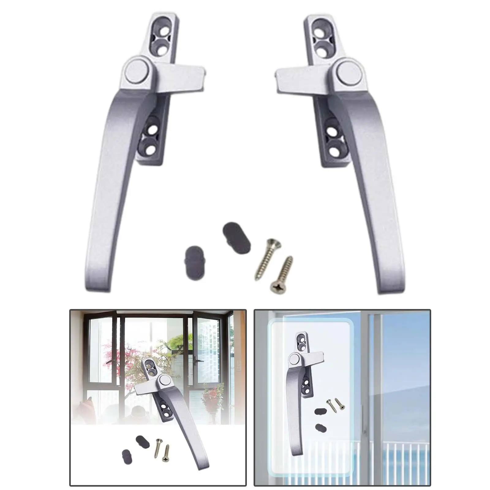 

Universal Casement Locking Handle Right/Left Hand Aluminum Replacement Door