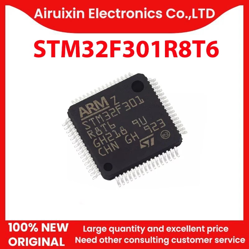 

100% New and Original STM32F301R8T6 QFN32 1PCS/LOT