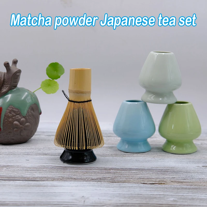 

Hot Sale Matcha Tea Whisk Holder Traditional Japanese Tea Ceremony Ceramic Tea Accessories For Home Teapots Kitchen Accessories