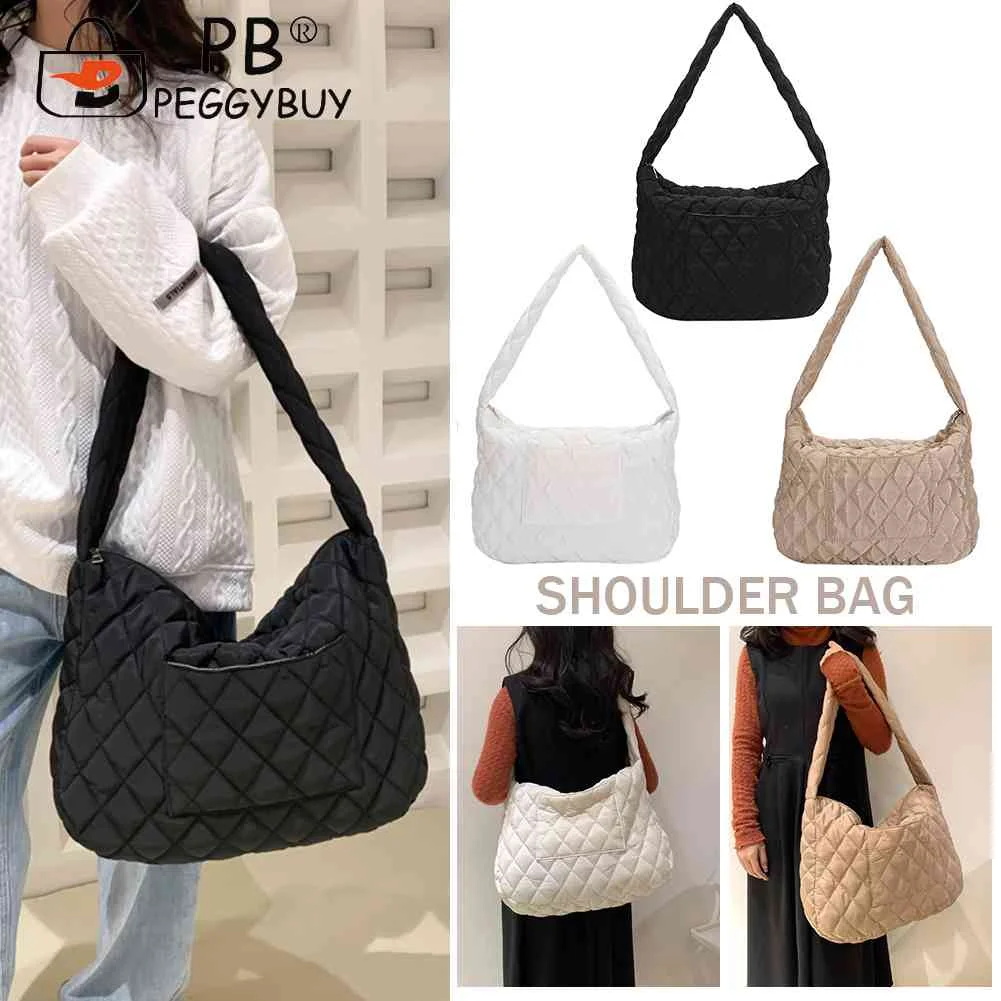 

Женская Стеганая сумка с ромбовидным узором, на хлопковом наполнителе