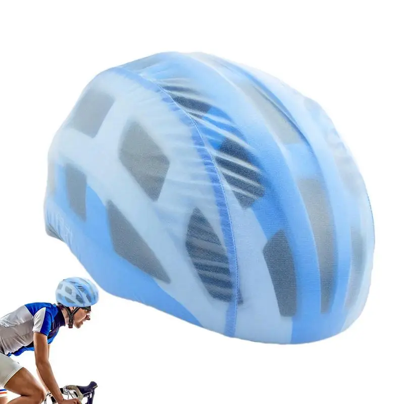 

Bicycle Helmet Waterproof Cover With Reflective Strip Cycling Road Bike Helmet Rain Cover Oxford Cloth Protection Cover Hot New