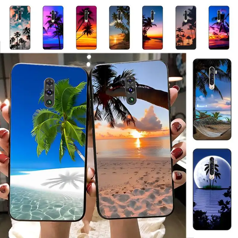 

Sea Beach Cas Phone Case for Vivo Y91C Y11 17 19 17 67 81 Oppo A9 2020 Realme c3